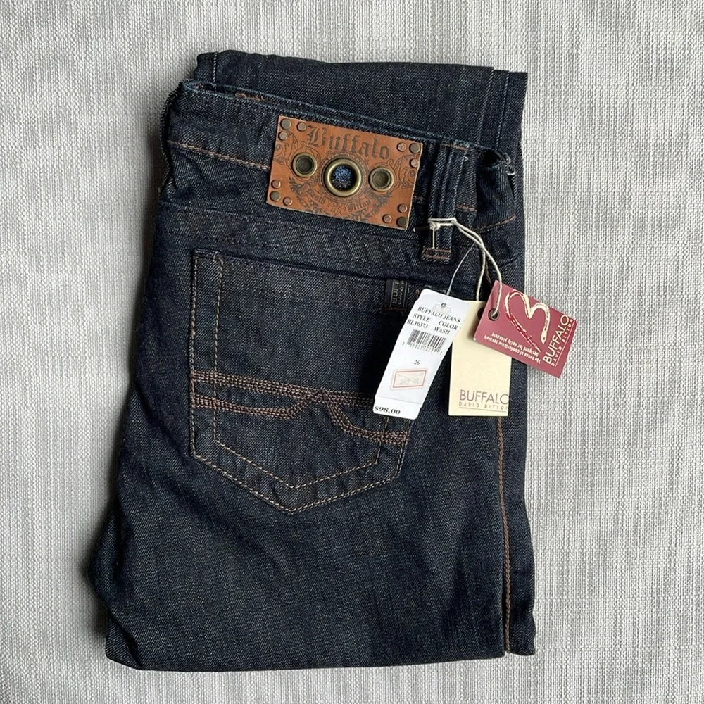 Buffalo david bitton women’s rinse wash dark jeans 26 x 29